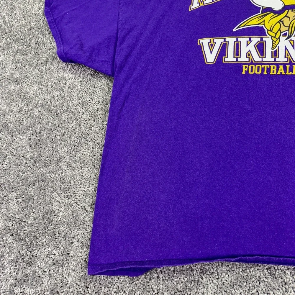 Minnesota Vikings Shirt Mens 3XL Purple NFL Football NFL Team Apparel Graphic